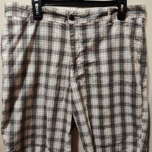 Dockers Men's Plaid Bermuda Shorts 100% Cotton - Size 36